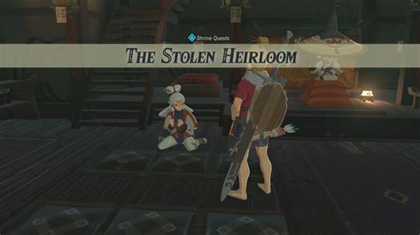 breath of the wild stolen heirloom.